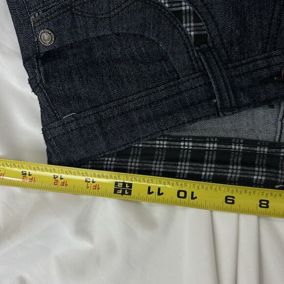 OLAY Womens Denim Jeans Size 3 Dark Blue Decorative Stretch Slim Low Wist - Picture 5 of 9